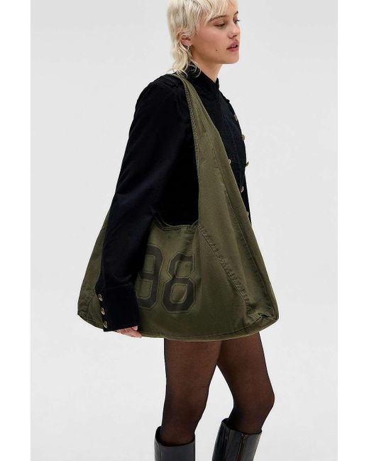 BDG Green Trapeze Printed Tote Bag