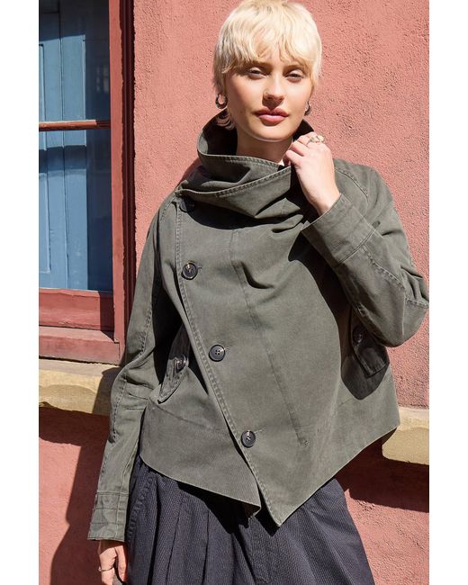 Urban Outfitters Brown Uo Morgan Waterfall Jacket