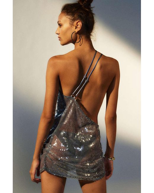 Jaded London Vixen Draped Mini Dress in Gray | Lyst Jaded London Vixen Draped Mini Dress in Gray | Lyst