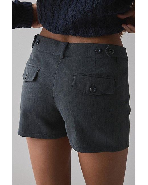 Vintage & ReMADE by UO Black Remade By Uo Trouser Micro Short Pant