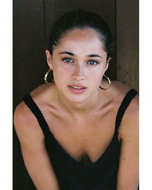 SC COLLECTION Black Levi Hoops