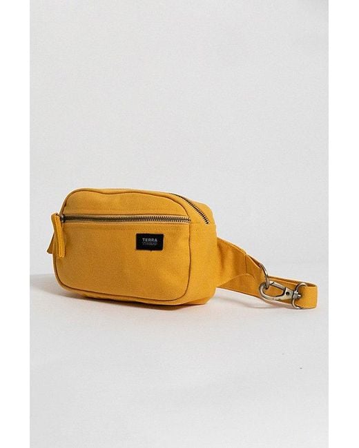 Terra Thread Metallic Organic Cotton Canvas Fanny Pack