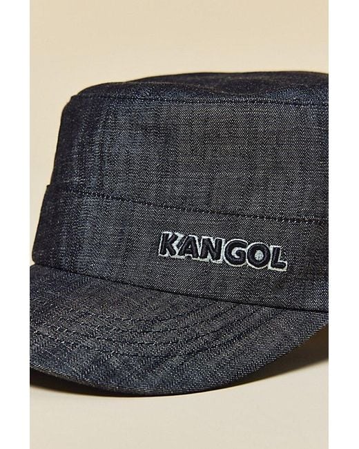 Kangol Blue Denim Scout Cap for men
