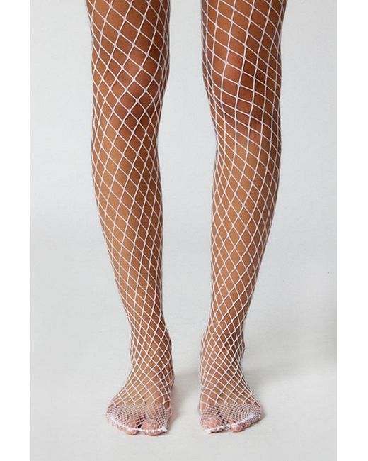 Urban Outfitters Black Uo Fishnet Tights