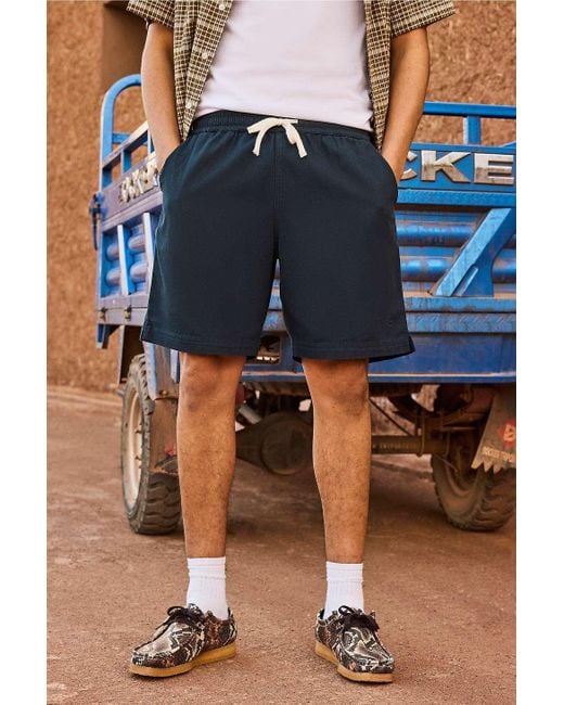 Ayker Blue Navy Twill Shorts for men