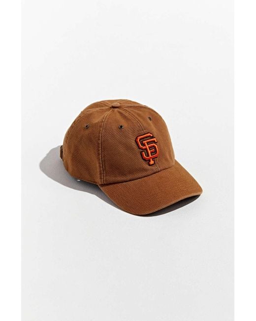 47 Brand X Carhartt San Francisco Giants Baseball Hat In Brown For Men