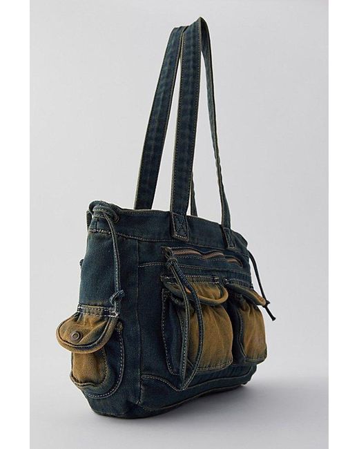 BDG Blue Y2K Denim Tote Bag