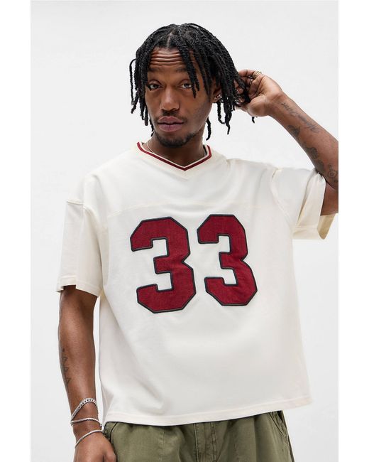 BDG Natural Ecru 33 Panel T-shirt for men