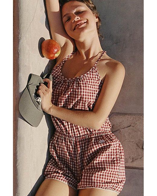 RAT BOI Black Easy Gingham Bloomer Short