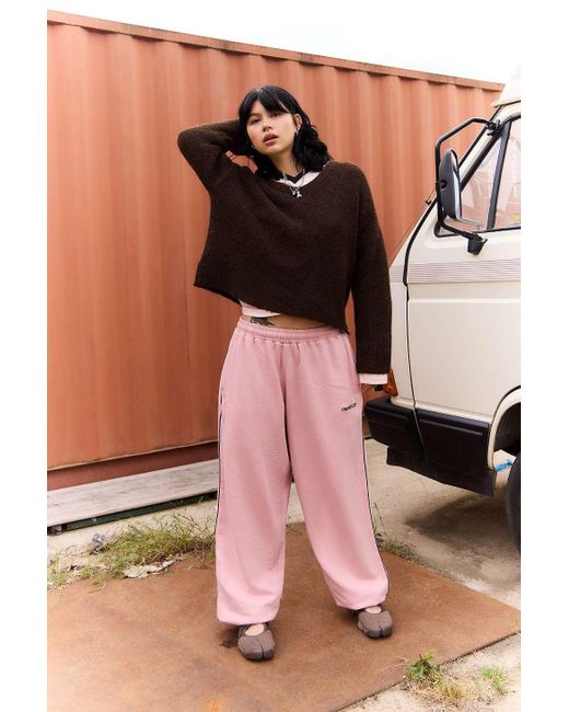 iets frans Ballet Pink Harri Baggy Joggers