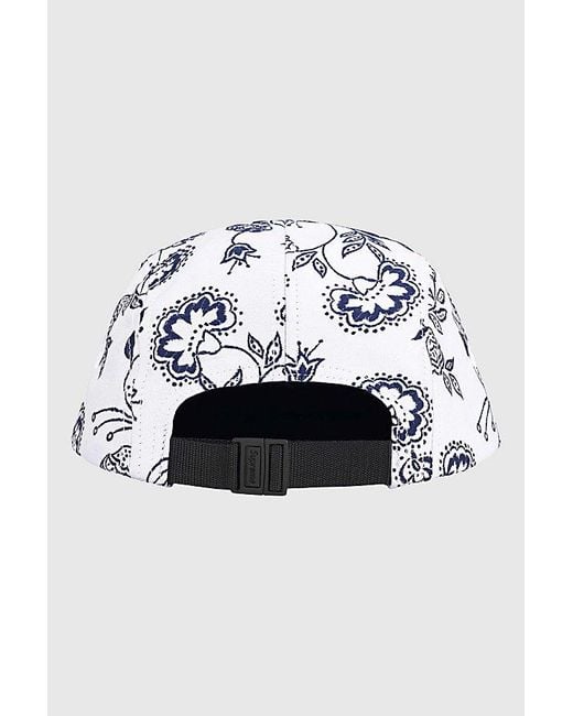 帽子 Supreme Floral Jacquard Camp Cap Supreme Floral Jacquard Camp Cap Black - SS25 - US