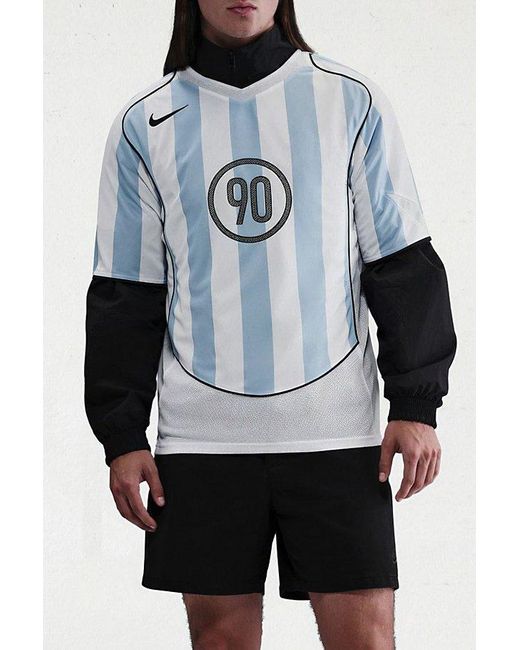 Nike Gray Total 90 Dri-Fit Soccer Jersey Tee for men