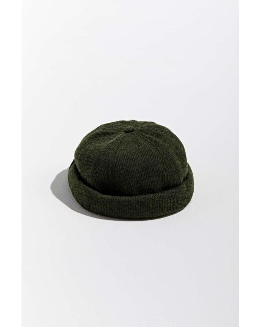 Urban Outfitters Green Uo Knit Docker Hat for men
