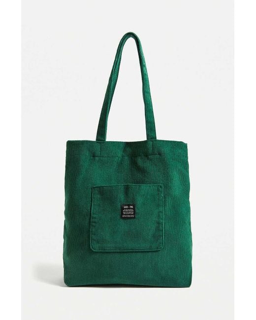 Urban Outfitters Uo Corduroy Pocket Tote Bag in Green