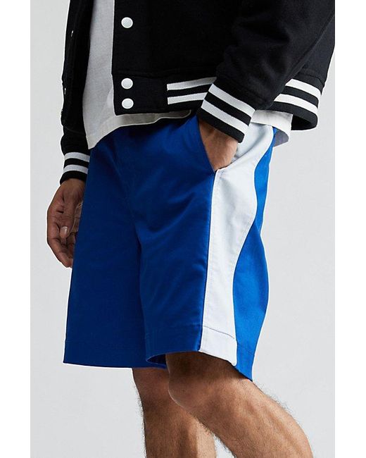 Urban Outfitters Blue Uo Mechanic Side Stripe Short for men