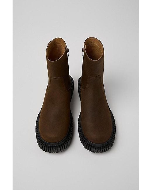 Camper Brown Pix Berlin Leather Ankle Boot for men