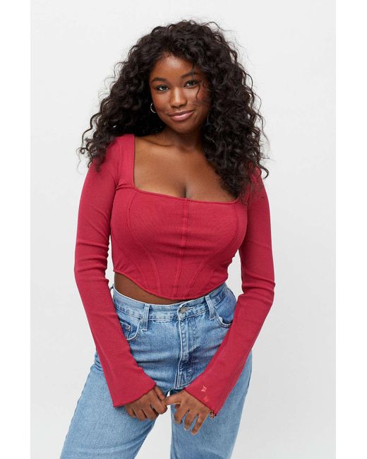 urban outfitter corset top