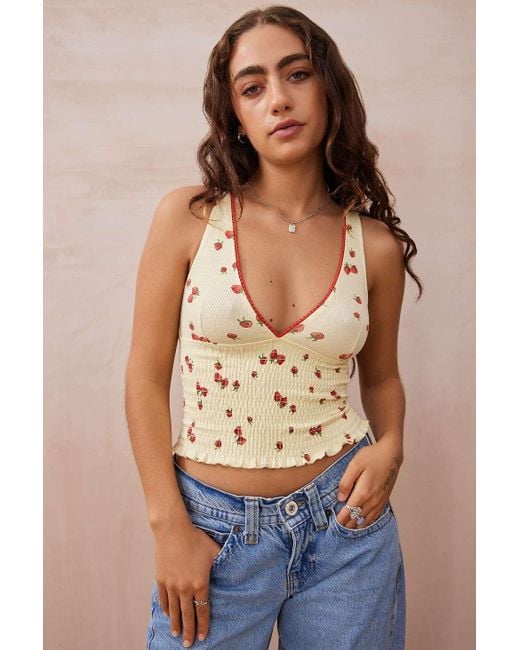 Kimchi Blue Blue Verity V-neck Tank Top