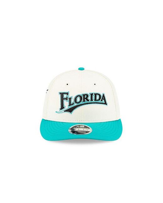 KTZ Blue Felt X Florida Marlins Butterfly Fitted Hat for men