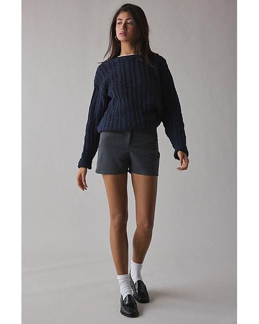Vintage & ReMADE by UO Black Remade By Uo Trouser Micro Short Pant