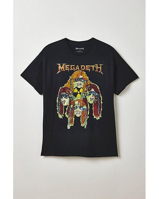 Urban Outfitters Black Megadeth Graphic Tee for men