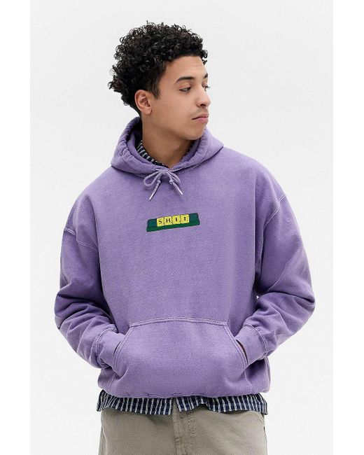 Urban Outfitters Purple Uo Lilac Sh*t Letters Hoodie for men