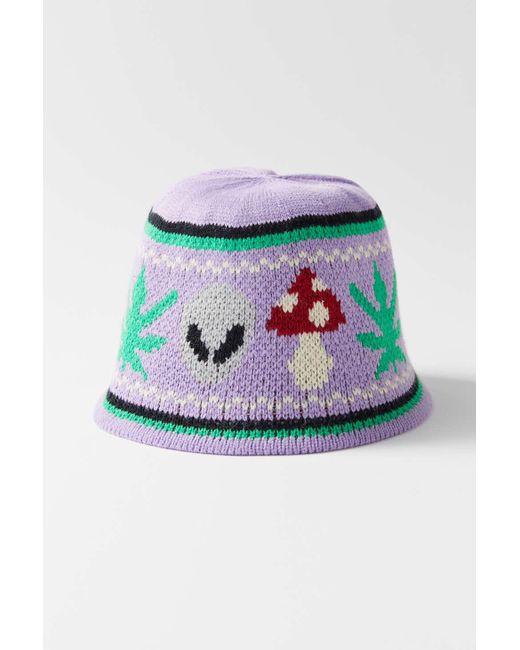 Urban Outfitters Multicolor Mimi Knit Bucket Hat