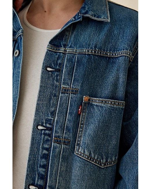 Levi's Blue Type I Denim Trucker Jacket for men