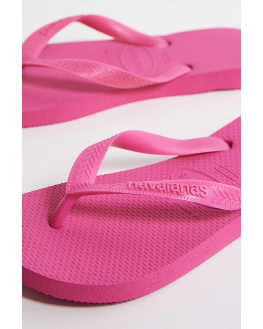 Havaianas Pink Top Flip Flops