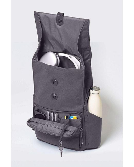 Brevite Gray Daily Recycled Backpack for men