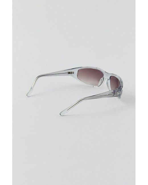 Urban Renewal Gray Vintage Released Wrap Sports Sunglasses