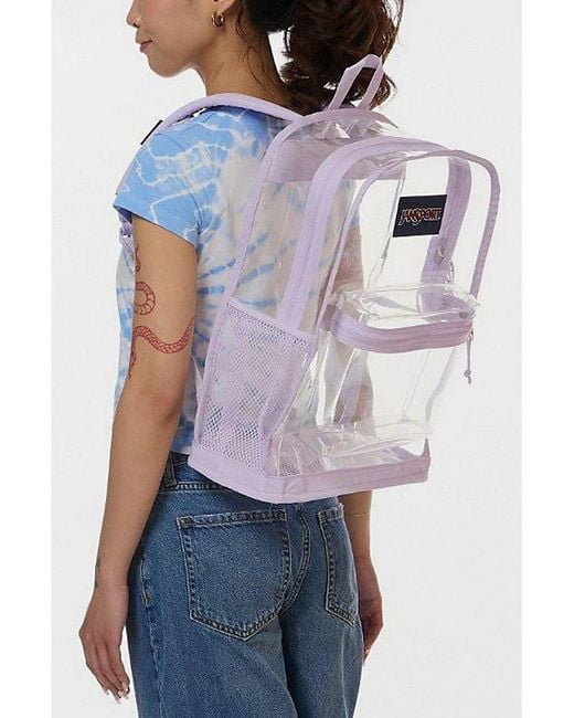 Jansport Purple Clear Backpack