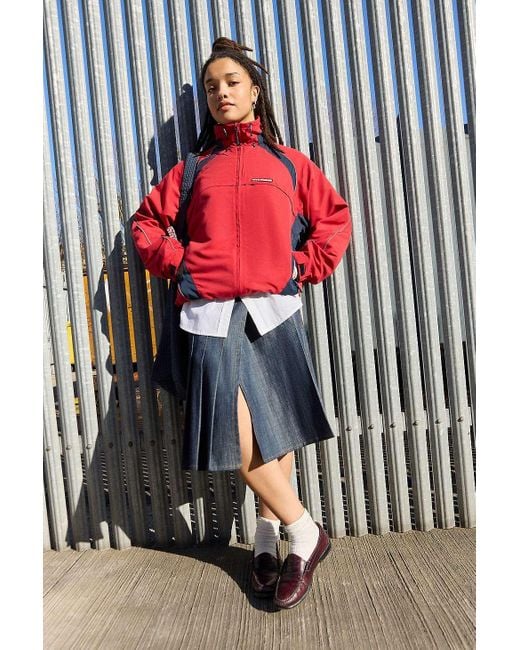 iets frans Red Tyla Panelled Shell Jacket