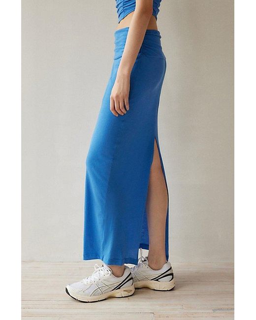 Out From Under Blue Arlo Midi Skirt