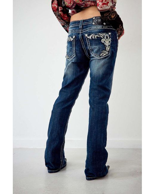Urban Renewal Blue Vintage Stitched Y2k Jeans