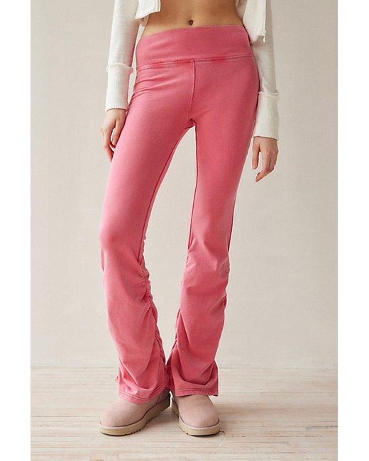 Out From Under Pink Sable Ruched Pant