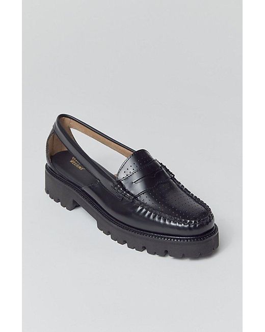 G.H.BASS Gray G. H.Bass Whitney Weejuns Super Lug Loafer