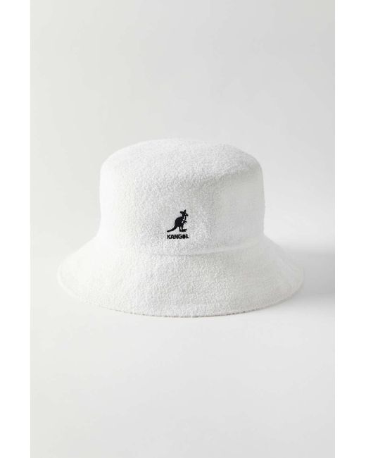 Kangol Synthetic Bermuda Bucket Hat in White Lyst