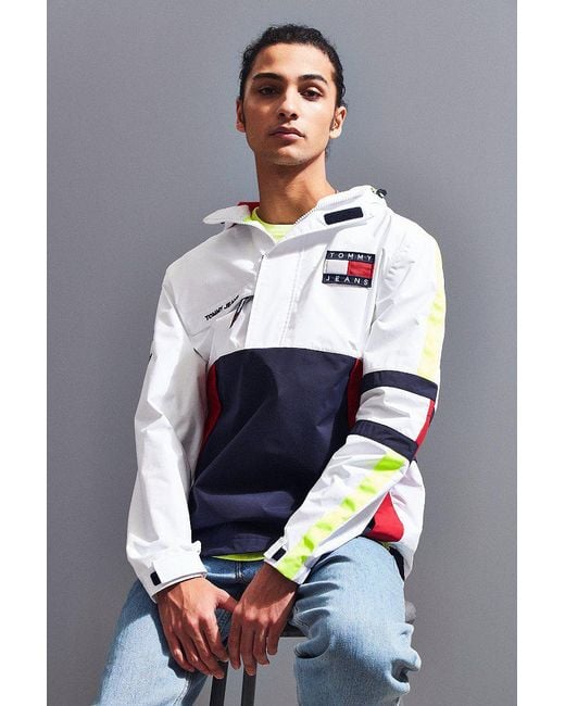 Tommy Hilfiger Tommy Hilfiger '90s Sailing Jacket in White for Men | Lyst  Canada