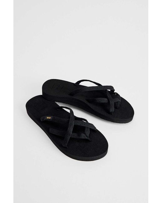 Teva Black Olowahu Sandals