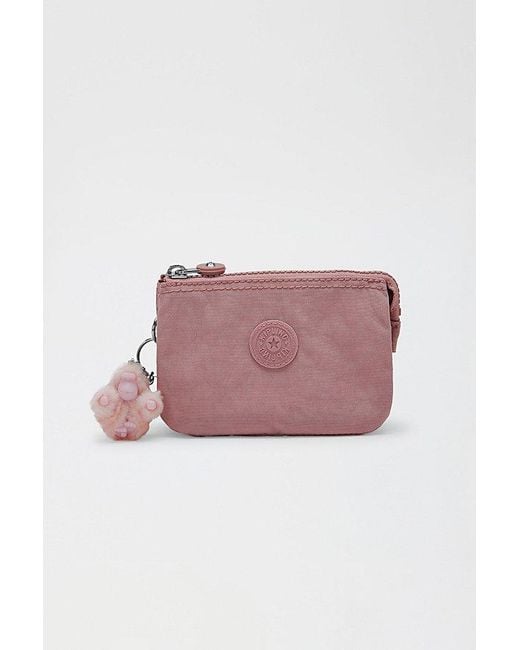 Kipling Pink Creativity Nylon Zip Wallet