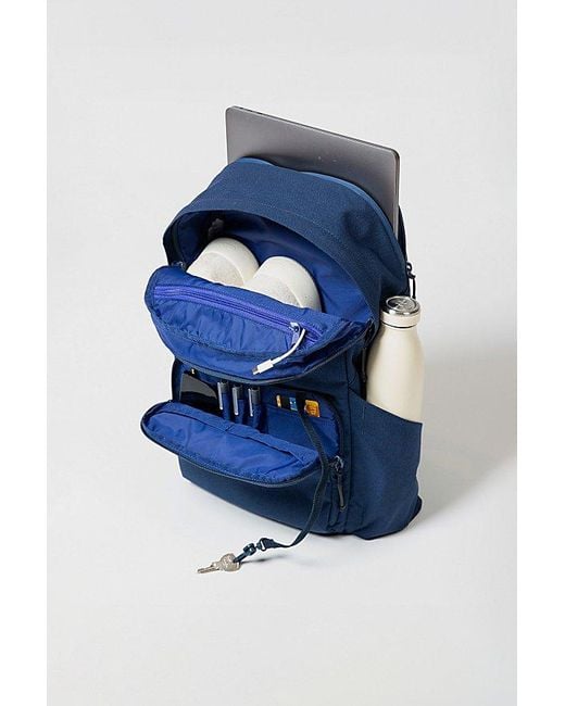 Brevite Blue Signature Recycled Backpack