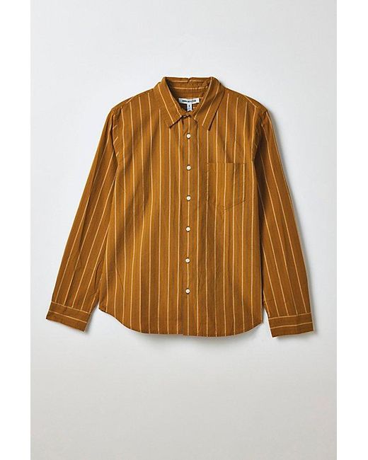 Urban Outfitters Brown Uo The Baggy Dress Shirt for men