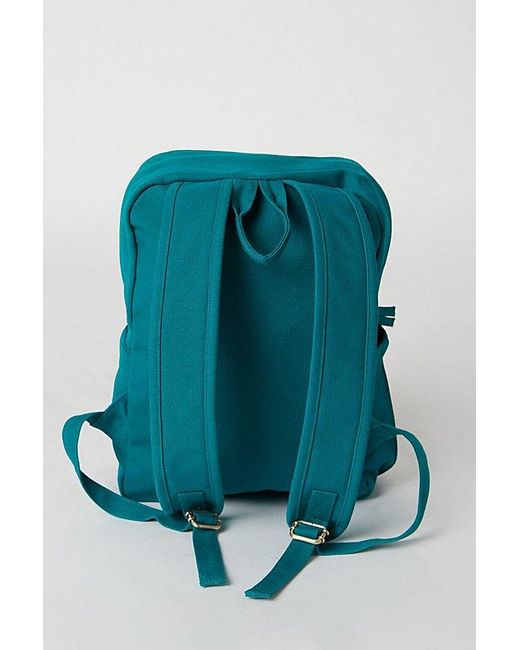 Terra Thread Blue Organic Cotton Canvas Backpack for men