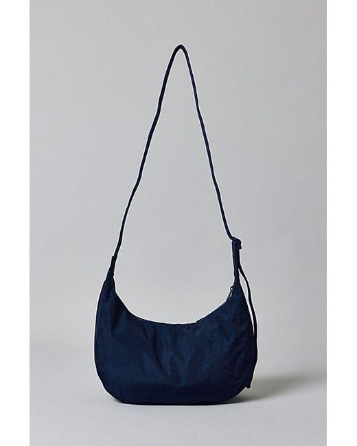 Baggu Red Uo Exclusive Medium Nylon Crescent Bag