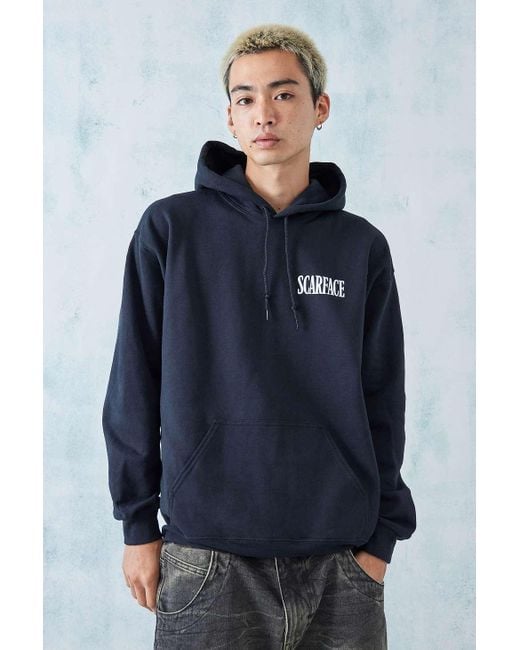 Urban Outfitters Uo Black Scarface Sunrise Hoodie in Blue for Men Lyst UK