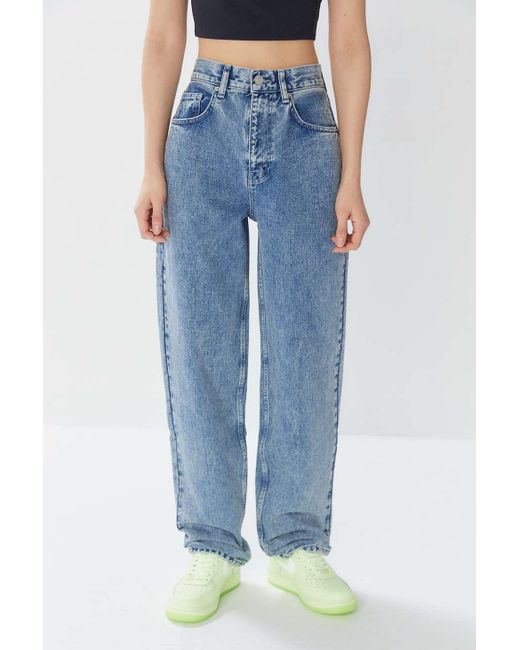 high rise baggy jeans