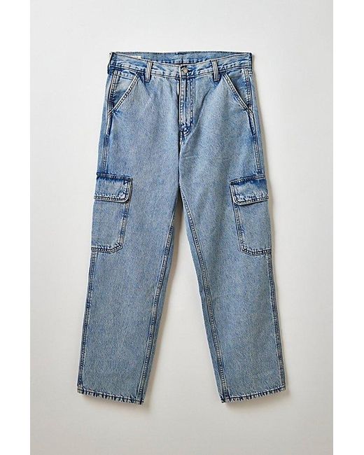 Levi's Blue 568 Stay Loose Straight Leg Cargo Jean for men