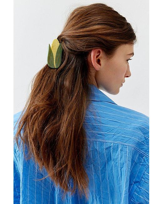 Urban Outfitters Blue Corn Claw Clip