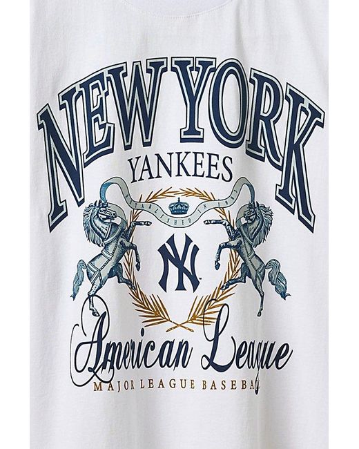 Mitchell & Ness Gray Mlb Team Logo Graphic Tee for men